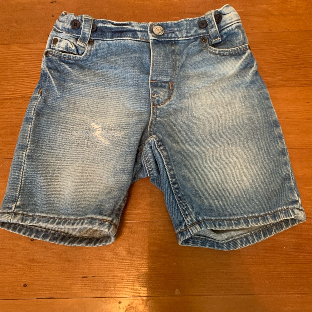 H&M boys jean shorts 1 1/2-2 yr baby denim 2T